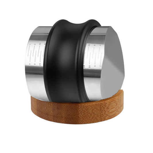 ENB-11 51mm Stainless Steel Coffee Cloth Powder Dispenser Coffee Machine Handle Universal, Colour: One Word Double Head by bashfashion