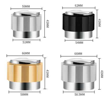 YK33258 Stainless Steel Double-Ended Coffee Cloth Dispenser, Size: 51mm(Golden Finger Buckle Type) by bashfashion