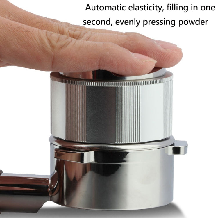 YK33258 Stainless Steel Double-Ended Coffee Cloth Dispenser, Size: 51mm(Silver Finger Buckle Type) by bashfashion