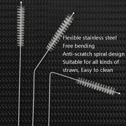 50 PCS Stainless Steel Brush Bottle Cleaning Brush, Size: 20cm by bashfashion