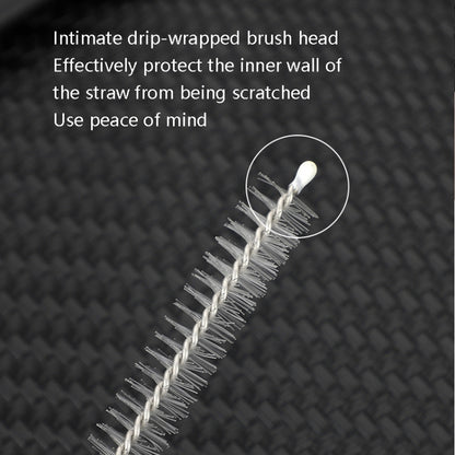 50 PCS Stainless Steel Brush Bottle Cleaning Brush, Size: 20cm by bashfashion