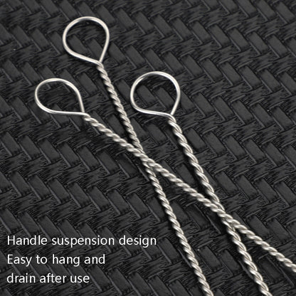 50 PCS Stainless Steel Brush Bottle Cleaning Brush, Size: 20cm by bashfashion