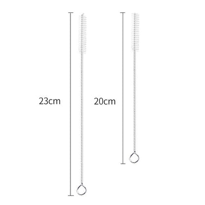 50 PCS Stainless Steel Brush Bottle Cleaning Brush, Size: 23cm by bashfashion