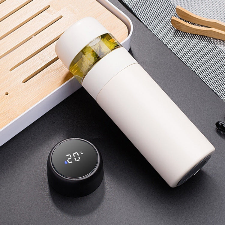 706 304 Stainless Steel Smart Insulation Water Cup(White) by bashfashion