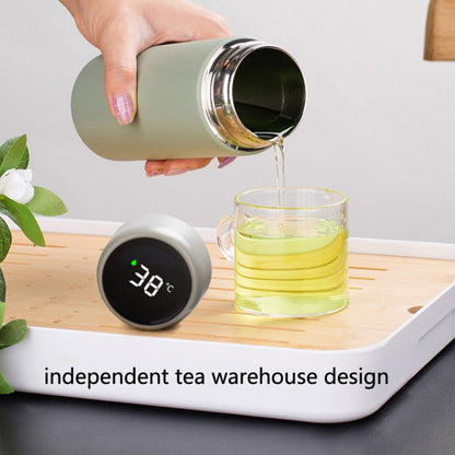 706 304 Stainless Steel Smart Insulation Water Cup(White) by bashfashion