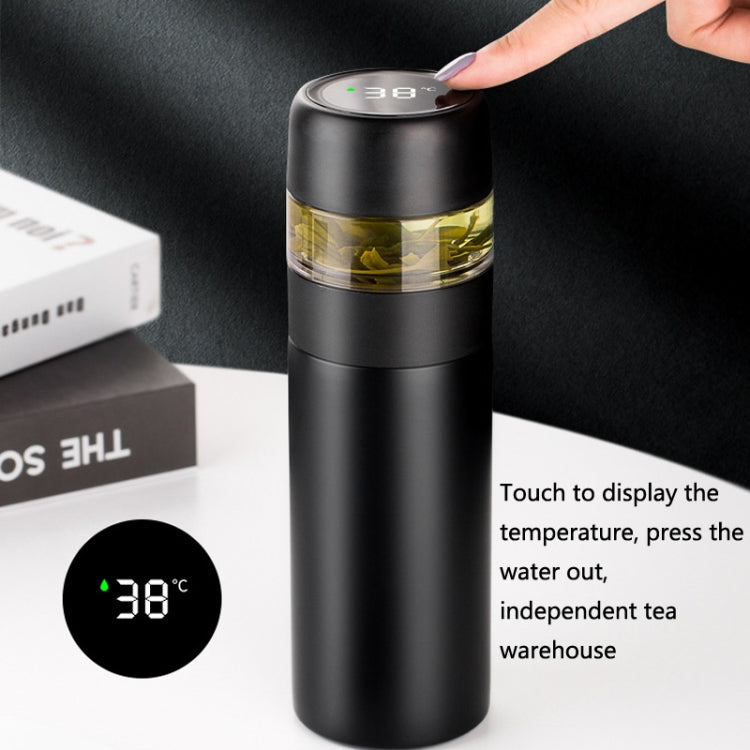 706 304 Stainless Steel Smart Insulation Water Cup(White) by bashfashion