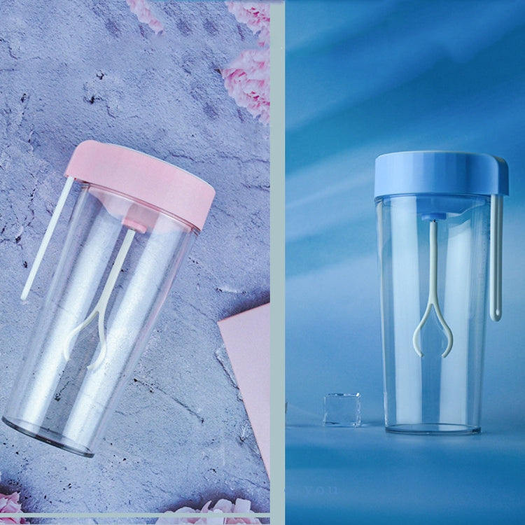 VE-V8 USB Charging Automatic Stirring Cup Full Seal Leak-Proof Electric Shake Cup, Capacity: 450ml(Light Pink) by bashfashion