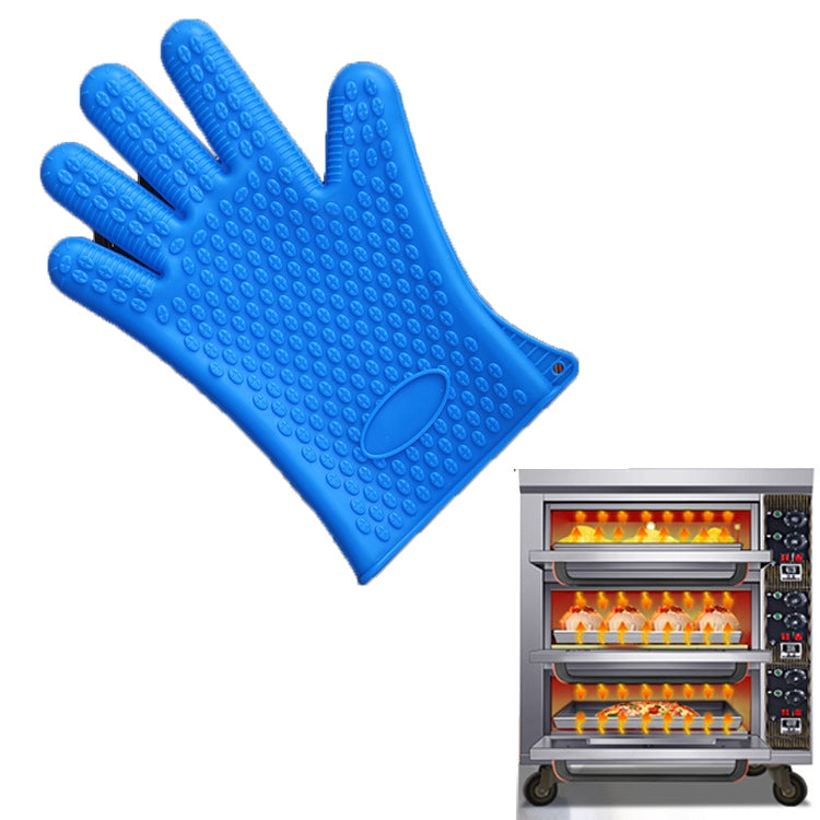 2 PCS Silicone Insulation Baking Oven Microwave Dish Clip Gloves, Colour: Orange by bashfashion