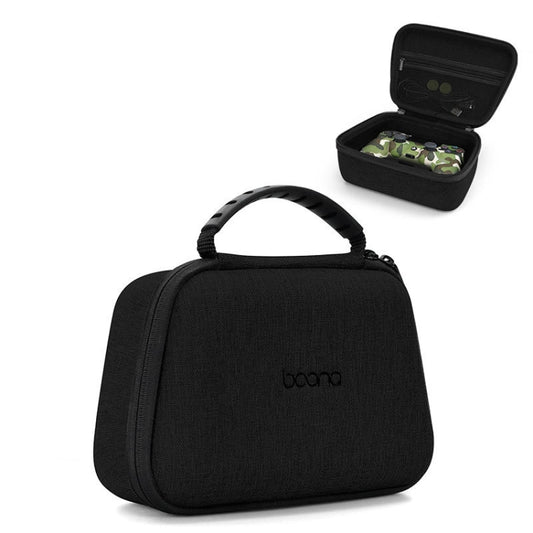 Baona EVA Hard Shell Gamepad Storage Bag For PS5 / PS4 / Xbox / Switch Pro, Style: Single-layer Black by Baona