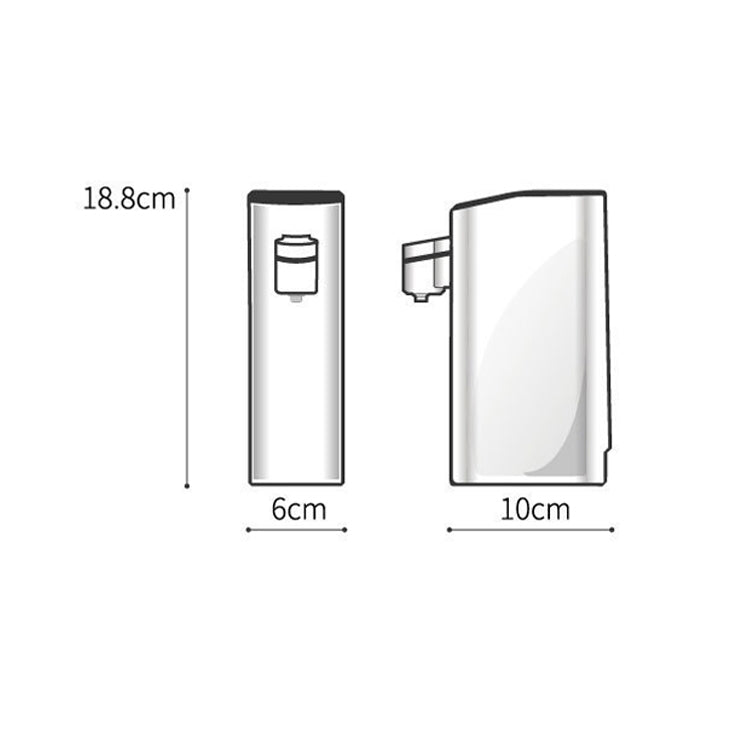 JCZN-050 Desktop Instant Hot Electric Hot Automatic Water Kettle, Power Plug: US Plug(White) by bashfashion