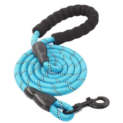 Pet Supplies Reflective Dog Pull Rope, Size: Length 150cm Thick 1.2cm(Sky Blue) by bashfashion