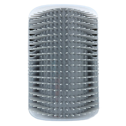 Pet Cat Corner Rub Hair Massage Brush(Grey) by bashfashion