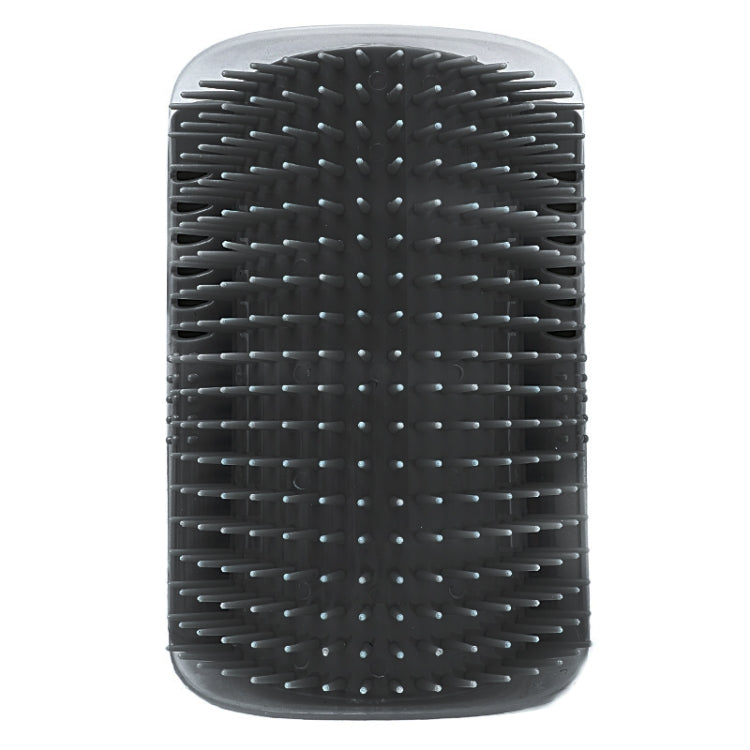 Pet Cat Corner Rub Hair Massage Brush(Black) by bashfashion