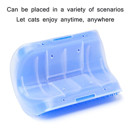 Pet Cat Corner Rub Hair Massage Brush(Green) by bashfashion