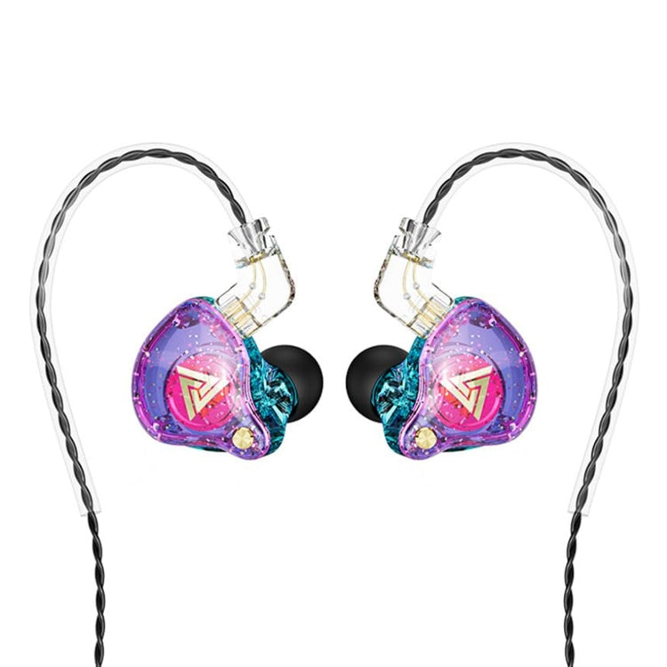 QKZ AK6 PRO HiFi Subwoofer In-Ear Wired Headphones with Mic(Colorful) by QKZ