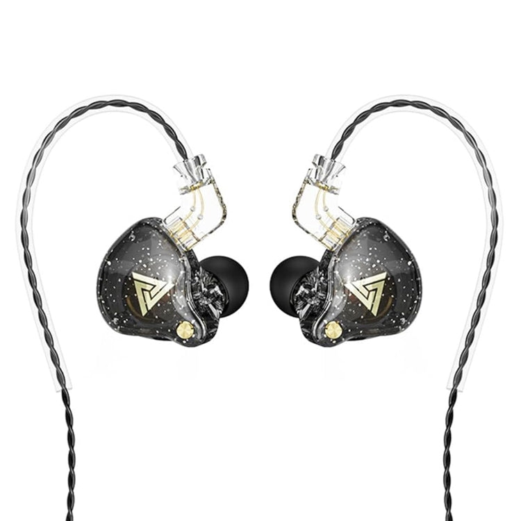 QKZ AK6 PRO HiFi Subwoofer In-Ear Wired Headphones with Mic(Black) by QKZ