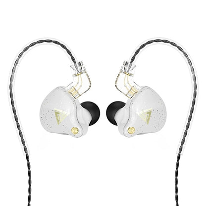 QKZ AK6 PRO HiFi Subwoofer In-Ear Wired Headphones with Mic(White) by QKZ