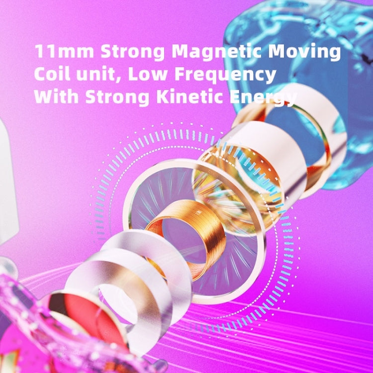 QKZ AK6 PRO HiFi Subwoofer In-Ear Wired Headphones with Mic(Green) by QKZ