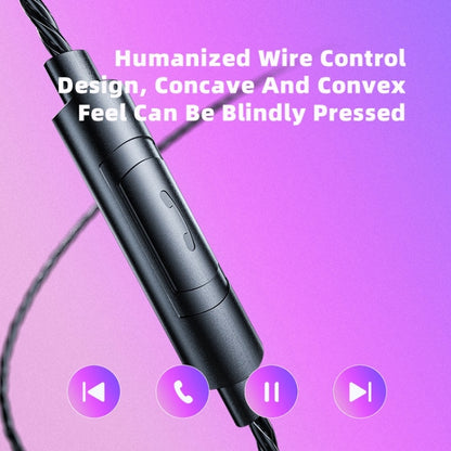 QKZ AK6 PRO HiFi Subwoofer In-Ear Wired Headphones with Mic(Green) by QKZ