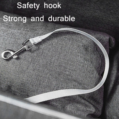 Car Central Control Seat Pet Portable Bed Pad, Colour: Square + Gray(42x20x22cm) by bashfashion