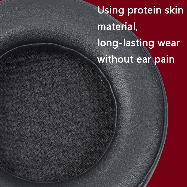 2 PCS 001 Headset Earmuffs with Snap-fit for Corsair Virtuoso RGB, Spec: Brown Lambskin by bashfashion