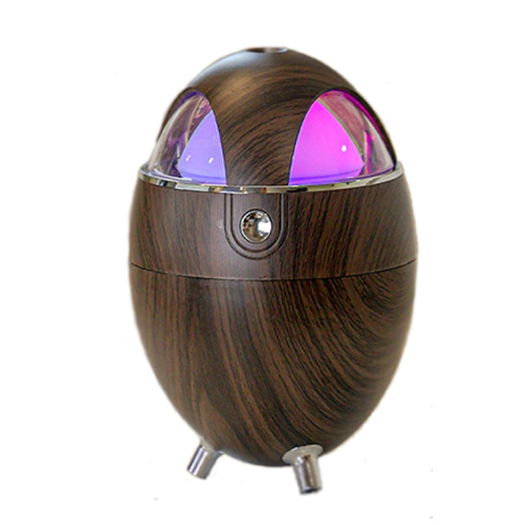 Y18 Mini USB Bedroom Spray Bright Night Lamp Humidifier(Deep Wood Grain) by bashfashion