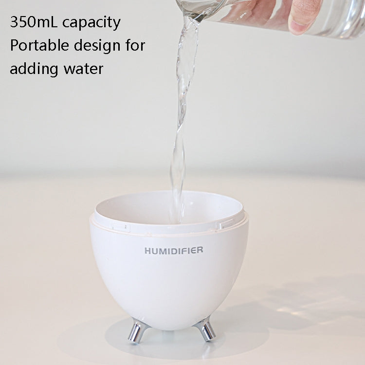 Y18 Mini USB Bedroom Spray Bright Night Lamp Humidifier(White) by bashfashion