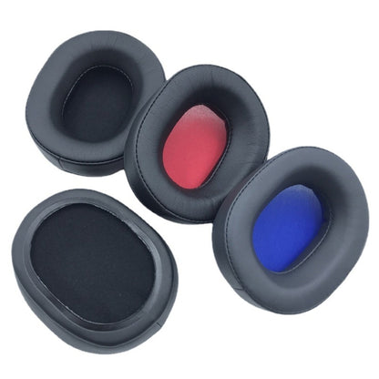 2 PCS Headset Protein Leather Earmuffs for Audio-Technica ATH-WS660BT(Black+Red) by bashfashion