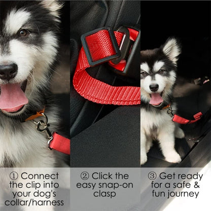 Car Seat Pet Buckle Safety Belt, Color Random Delivery by bashfashion