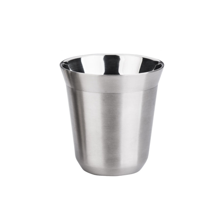 304 Stainless Steel Coffee Capsule Cup Double Insulation Coffee Cup, Style: Small Single Cup by bashfashion