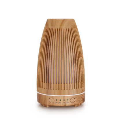 STB-103 Atmosphere Colorful Light Humidifier Aroma Diffuser(Light Wooden Grain) by bashfashion