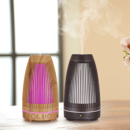 STB-103 Atmosphere Colorful Light Humidifier Aroma Diffuser(Light Wooden Grain) by bashfashion