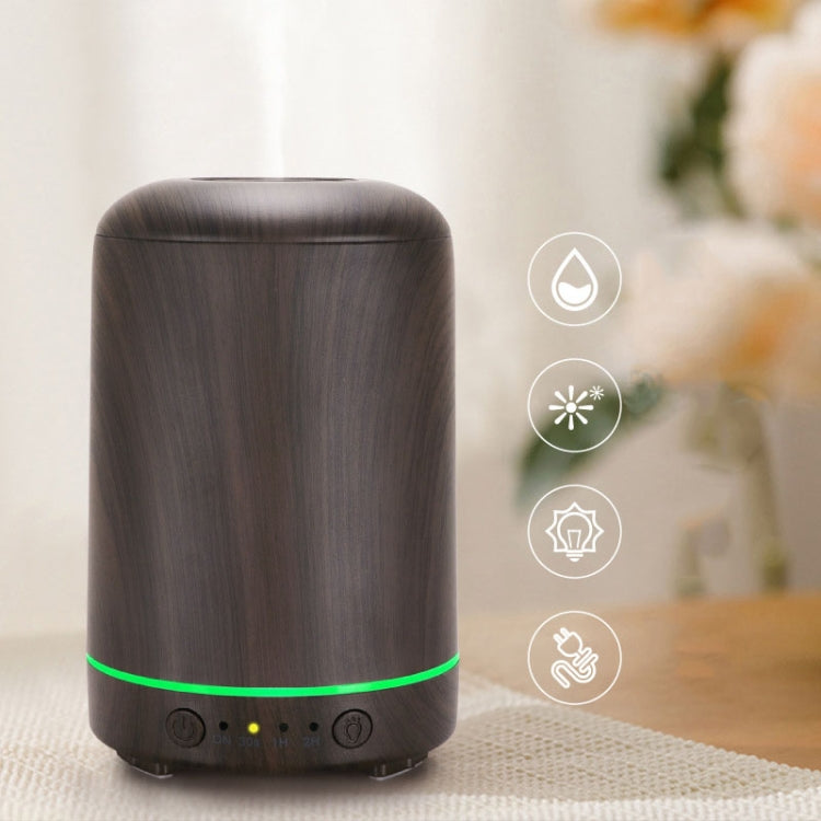 STB-105 Wood Grain Aromatherapy USB Air Purifier(Dark Wooden Grain) by bashfashion