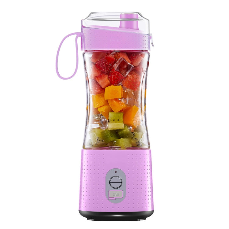 6-Blade Electric Fruit Juicer Juice Cup(Purple) by bashfashion