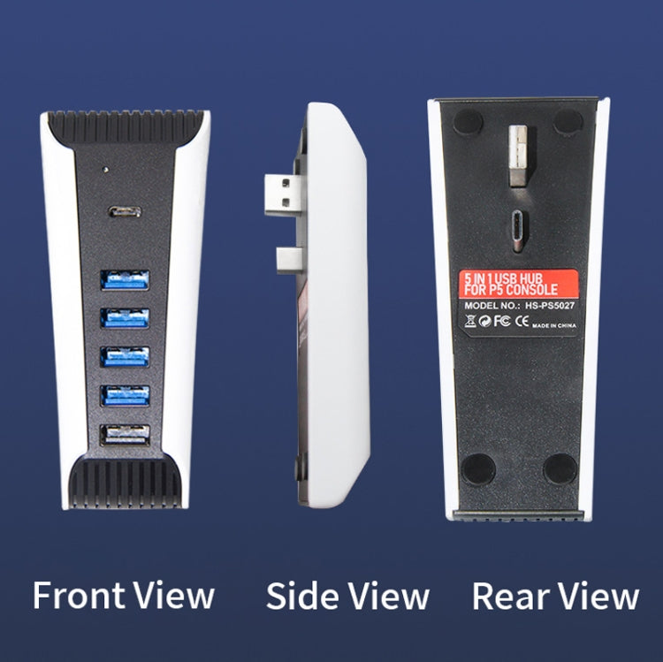 5 in 1 USB HUB For PS5 Console by bashfashion