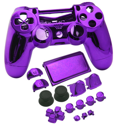 Electroplated Protective Case For PS4 Slim(Purple) by bashfashion
