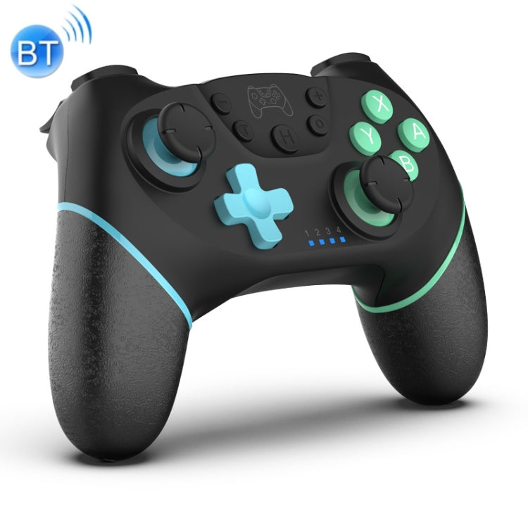 Wireless Bluetooth Gamepad With Macro Programming For Switch Pro, Product color: Left Blue Right Green by bashfashion