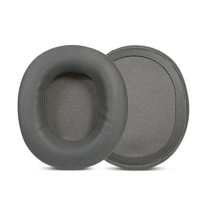 2pcs Sponge Headset Pad for Steelseries Arctis Pro / Arctis 3 / 5 / 7(Black Grey Leather) by bashfashion