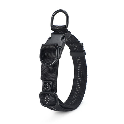 CW1100 Telescopic Dog Collar, Specification: XL 35-55cm(Black) by bashfashion