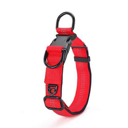 CW1100 Telescopic Dog Collar, Specification: XL 35-55cm(Red) by bashfashion