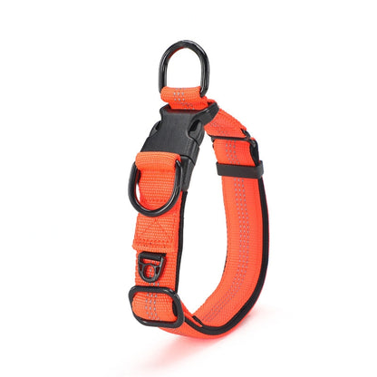 CW1100 Telescopic Dog Collar, Specification: XL 35-55cm(Orange) by bashfashion