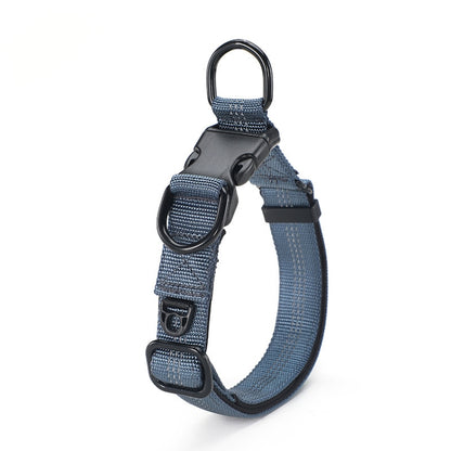 CW1100 Telescopic Dog Collar, Specification: XL 35-55cm(Gray Blue) by bashfashion