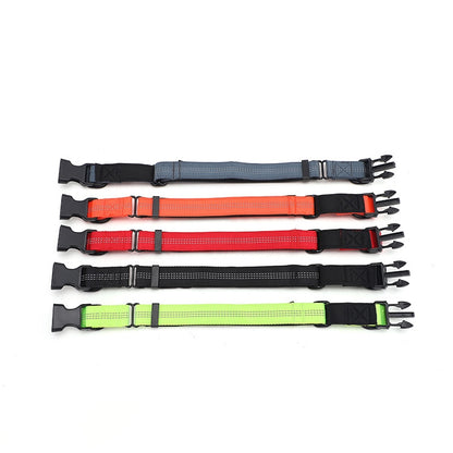 CW1100 Telescopic Dog Collar, Specification: XL 35-55cm(Orange) by bashfashion