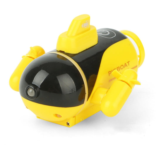 777-219 Mini Remote Control Submarine Small Remote Control Boat(Yellow) by bashfashion