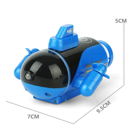 777-219 Mini Remote Control Submarine Small Remote Control Boat(Blue) by bashfashion