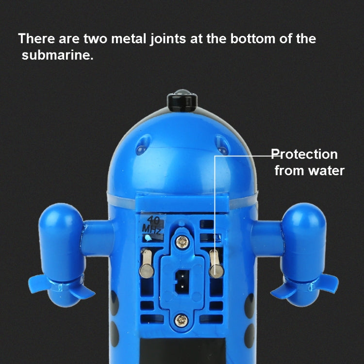 777-219 Mini Remote Control Submarine Small Remote Control Boat(Blue) by bashfashion