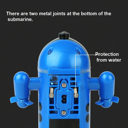 777-219 Mini Remote Control Submarine Small Remote Control Boat(Blue) by bashfashion
