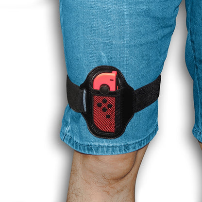 iplay Gamepad Sports Leg Straps For Nintendo Joy-Con Controller(Black) by iplay