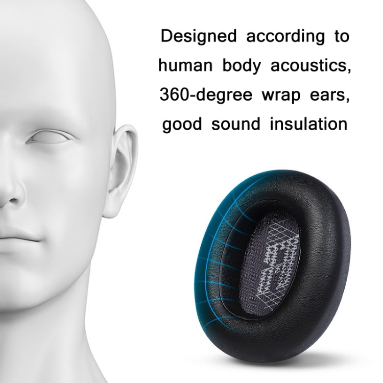 2pcs Sponge Earphone Cover For JBL Live 650BT/660NC/Duet(Skin Tone) by bashfashion