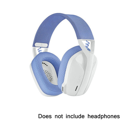 2pcs Sponge Earmuff Headrest Pad For Logitech G435, Color: Blue Earmuffs by bashfashion